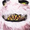Halloween Spooky Plush Mask Lifelike Appearance Appropriate Size Halloween Props for Horror Themed