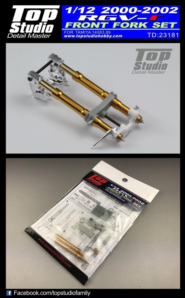 Top Studio Suzuki XR89 Front Fork Set TD23181 1/12 2000-2002 RGV-r