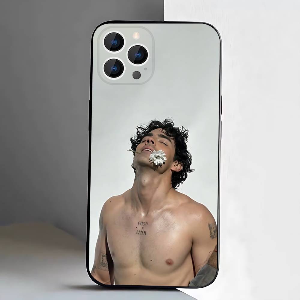 Singer J-Joe Jonas  Phone Case For iPhone 17,16,15,14,13,12,Pro,Max,Plus,E,SE4,Air,Mini Black Soft Box
