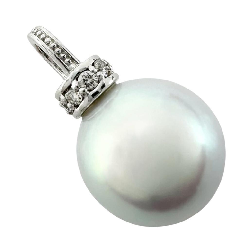 Pendant top Silver Women Pearl used