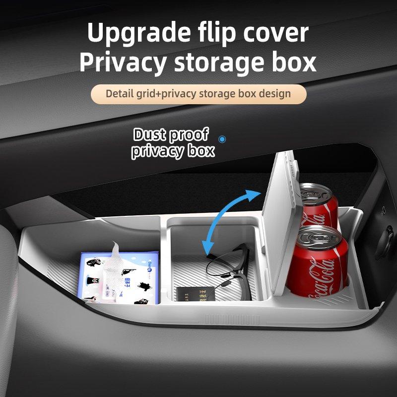 Car Center Console Lower Storage Box Glasses Holder Tray Interior Organizer For Geely Galaxy E5 EX5 EM-i 2024 2025 2026