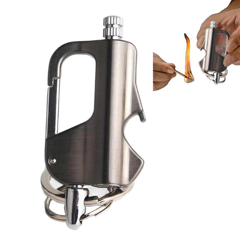 Permanent Match Infinity Lighter With Keychain, The Forever Lighter, Emergency Fire Starter Striker Set