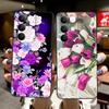 For OPPO Realme C85 5G Case Flower Soft Matte Silicone Back Cover For Realme 15x RealmeC85 C 85 4G 5G Full Phone Shell Fundas
