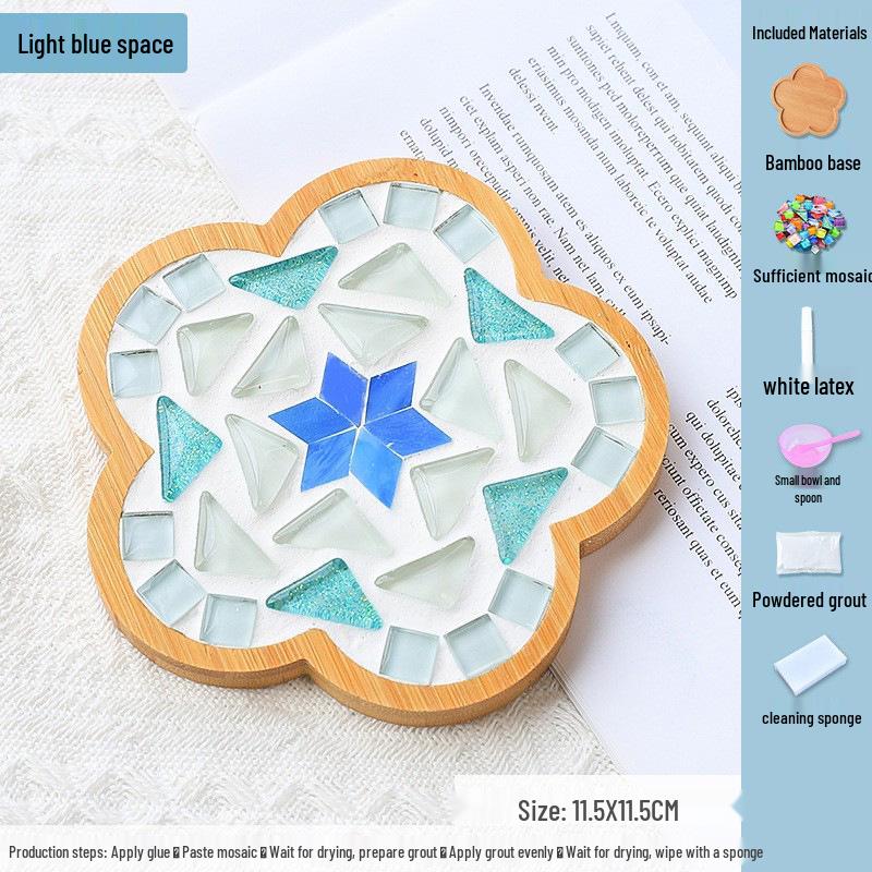 DIY Mosaic Coaster Kit for Kids: Creative Father's Day Craft