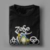 The Mother Ship Led Zeppelin TShirts Men  Vintage 100 Cotton Tees Round Collar Short Sleeve T Shirts Plus Size Tops