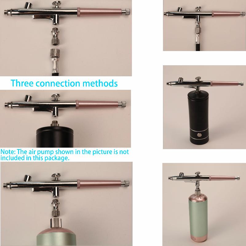 Cordless Airbrush Pen 0.3mm Nozzle Fine Atomization Oxygen Injection Tool for Skincare On The Go