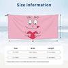 Barbapapa Cartoon Beach Towel Soft Microfiber Quick Dry Absorbent Quick Towels For Pool