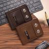 Anti-Theft Short Card Bag PU Leather Credit Card Holder Portable Men's Wallet  Male