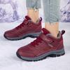 MCTIN Boots Women Waterproof Winter Leather Shoes Ankle Boots Male Snow Hiking Boots