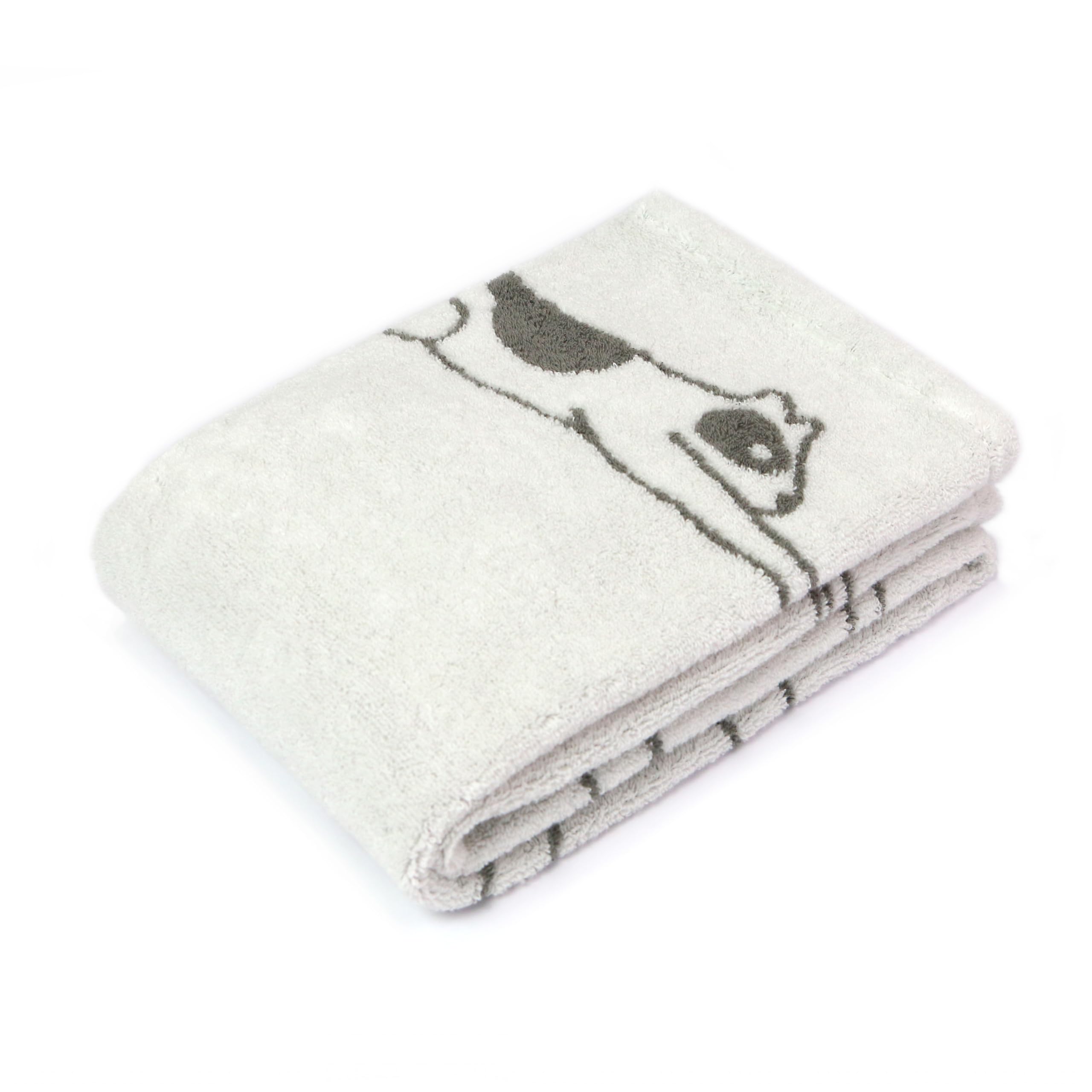 

Детское полотенце Имабари Iori SUKU-SUKU iori Органическая ростовая диаграмма Банное полотенце, Пушистое, Детский подарок (Белый с оттенком)