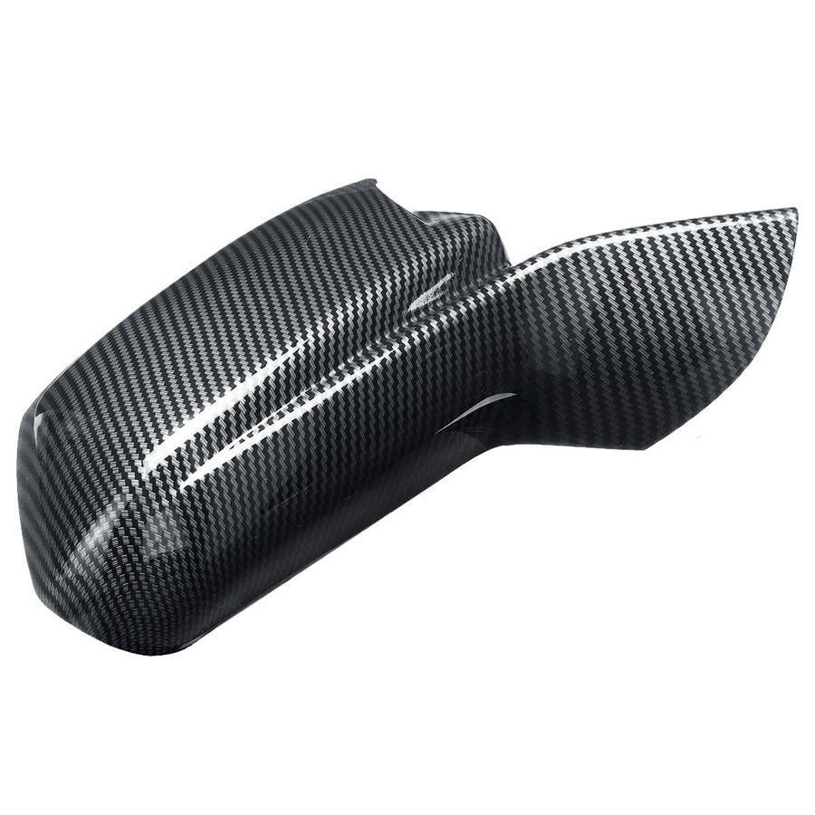 2 × Car Side Rearview Mirror Cover Cap Shell For 16-21 Chevy Camaro SS RS ZL1 LT