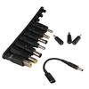 10-in-1 65W USB C Typ C zu DC Stecker Kabel AC DC Laptop Netzteil Laptops Stromanschluss Stecker Ladebuchse Für PC Notebooks