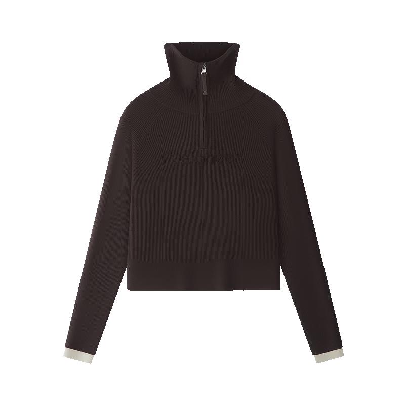 FILA FUSION Women s 2026 Spring Loose Casual Woven Sweater S