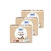 Organic Cotton Unbleached Sanitary Pads Medium 18 Pads X 3 Packs 54 Pads