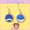 Nuovi Orecchini Anime Giapponese One Piece Vendita all'Ingrosso Rotanti Whitebeard Ace Accessori per Orecchie