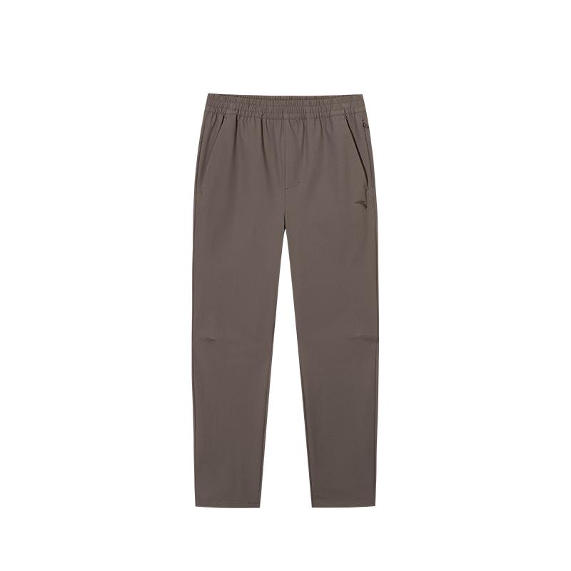 Anta Training Series Solid Color Mid Waist Fashion Breathable Versatile Straight Leg Sports Pants Men bottoms 952537507-3