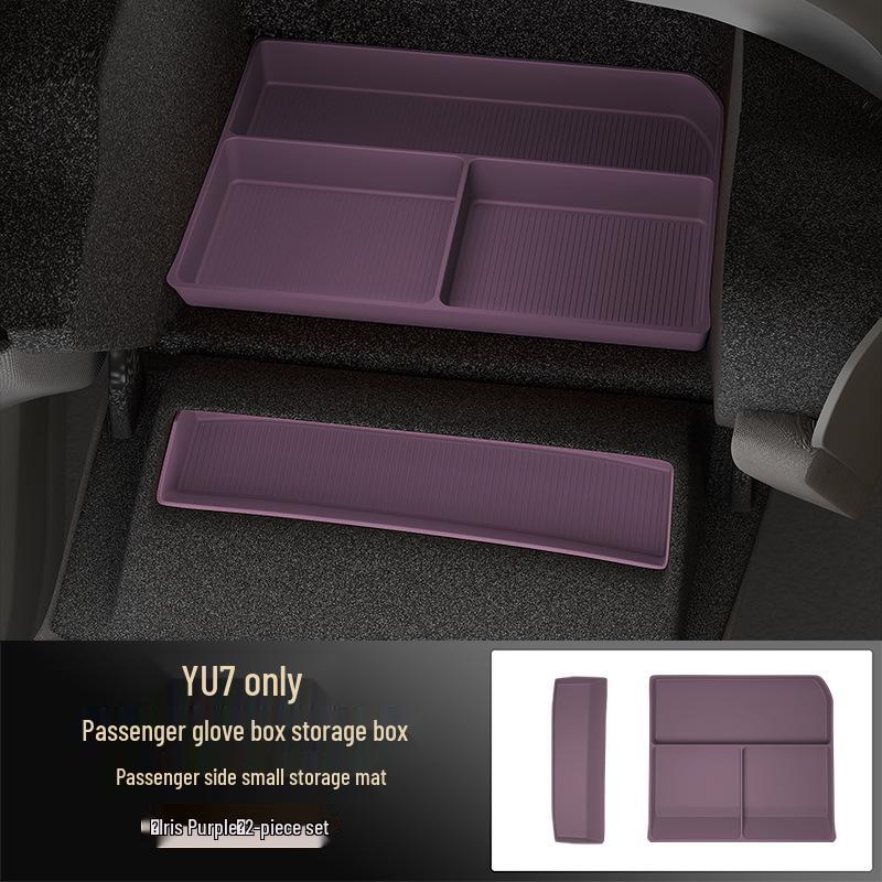 YU7 Passenger Side Glove Box & Seat Storage Mat for Car Interior