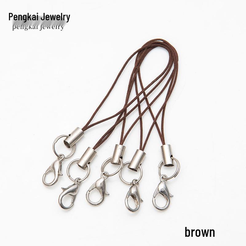 DIY šperky doplňky: 303 Karabina s dvojitým kroužkem šňůrka na mobilní telefon