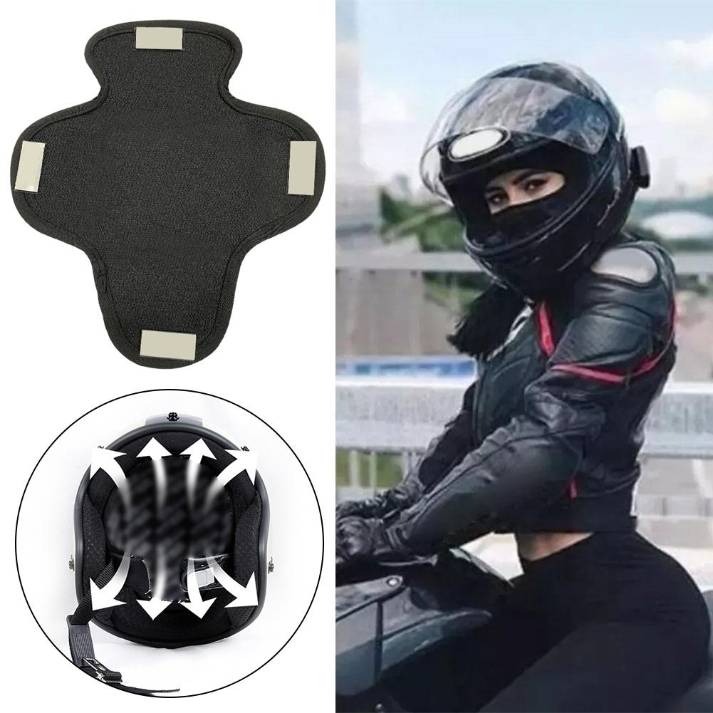 1 Stück Motorradhelm Einsatzfutter Atmungsaktives Schweißkissen Saugfähiges Schnelltrocknendes Polster Kappe Futter Isolierpolster Motorrad X5H8