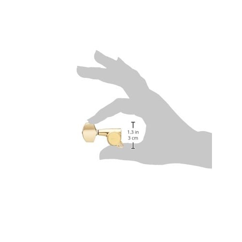 Scud Schaller-type Tuners, 1st String Side, Bulk, Gold, 07202G-BR