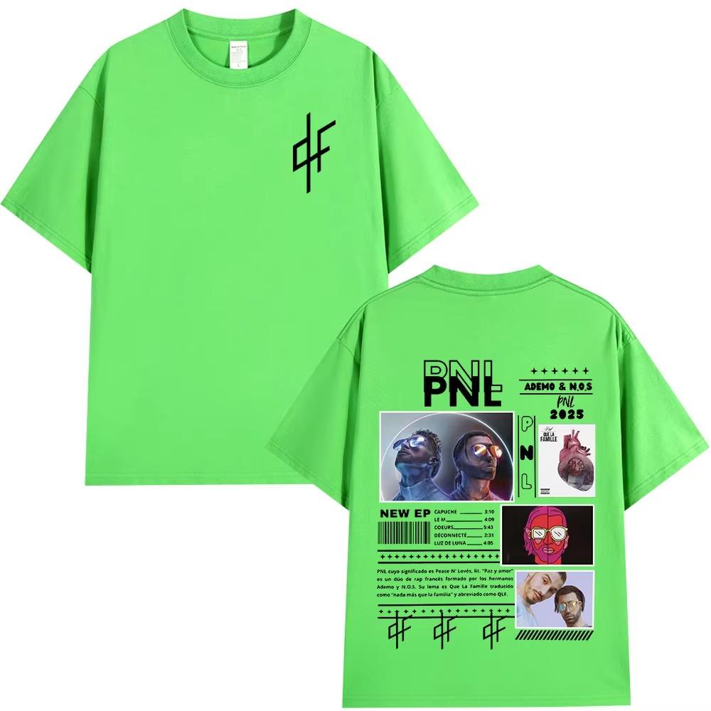 Le Monde Chico Tričko PNL Album Francouzský Rapper Grafický Potisk Tričko Pánské Dámské Hip Hopová Móda Tričko s Krátkým Rukávem Streetwear