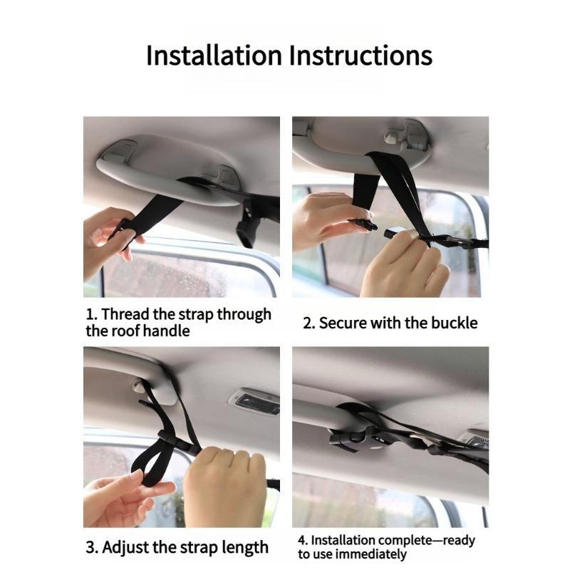 1PC car storage bag, car ceiling storage network, self-driving travel supplies, storage hanging bags, car storage bags suspended in the car