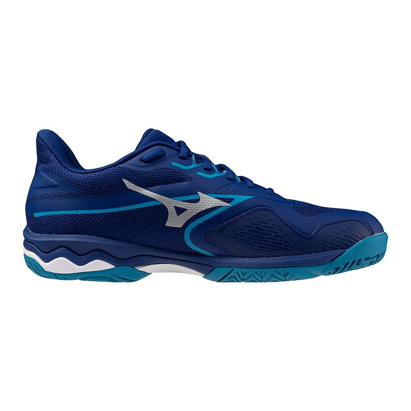Mizuno Wave Exceed Light 2 Comfortable Shock Absorption Durable Low-Top Tennis Shoes Unisex Sneaker Deep-Blue 61GA231815
