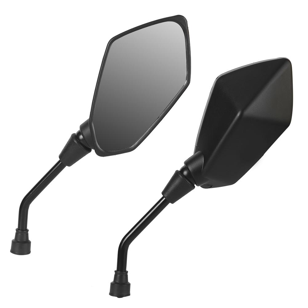 Pair of Motorcycle Modification   Rearview Wing Mirror Motorbike Accessory Black