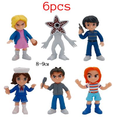 Stranger TV Plays Will Byers Eleven Actionfigur 6 Stück/Set Niedliche Puppen Sammlermodell Spielzeug Geburtstagsfeier Geschenke