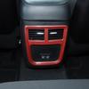 Rear Air Conditioner Outlet Vent Trim Cover for Dodge Charger 2011+ Red Carbon
