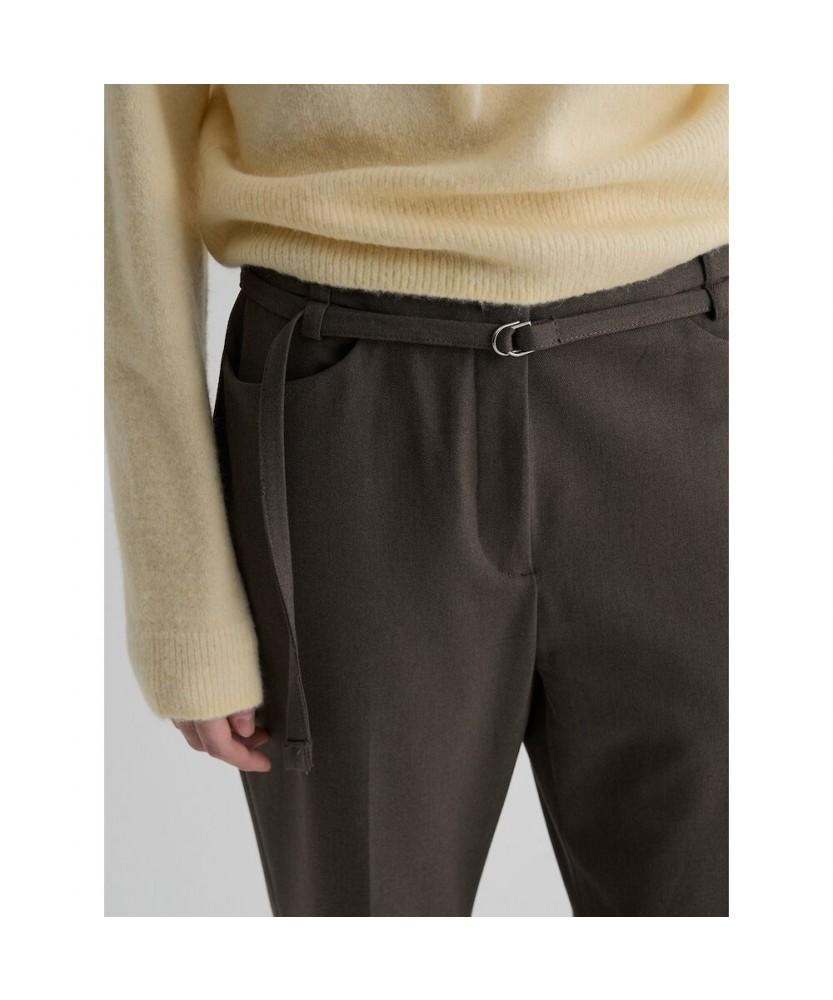 8seconds Winter Belted Bootcut Slacks Brown