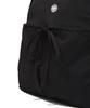 Covernat Woman Clover Heart Shirred Nylon Backpack Black