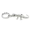 [Shinjuku Gin no Kura] Lizard Black Zirconia Pendant Necklace Charm (Chain Not Included) Silver 925 Reptile Newt Gecko