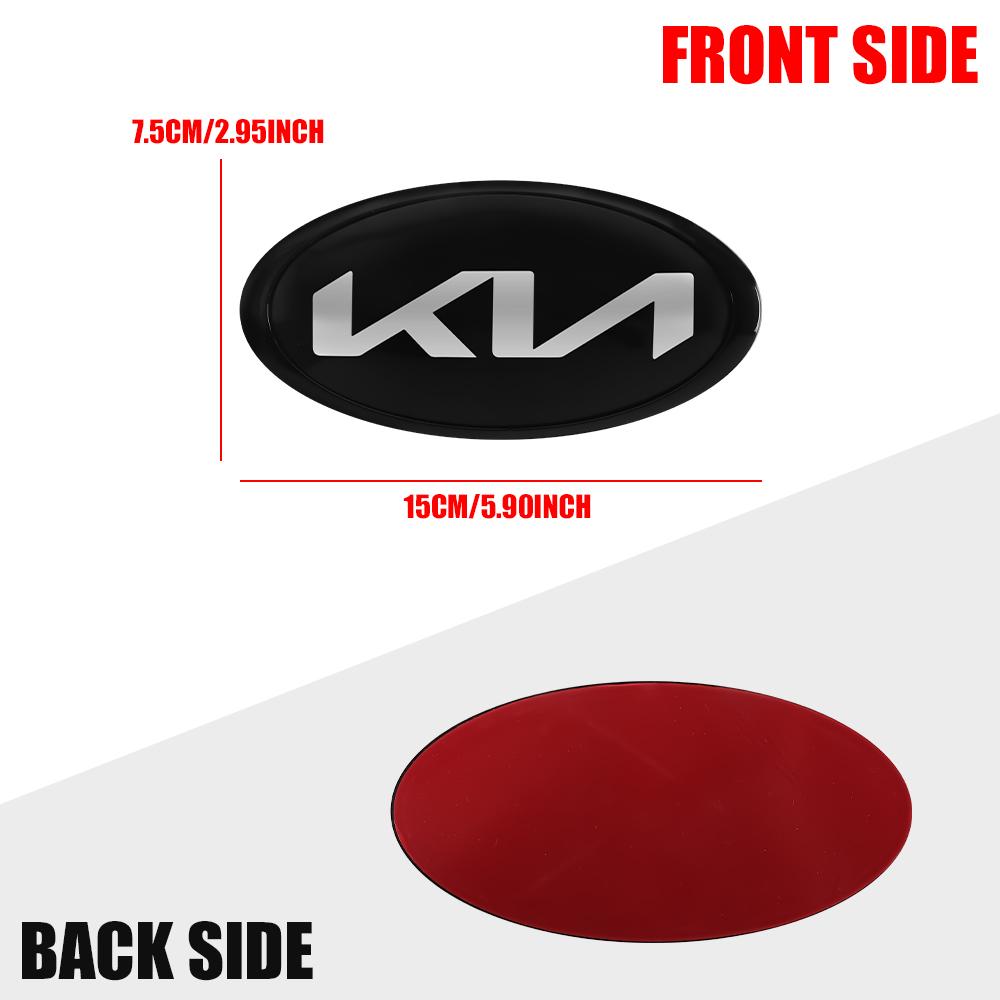 1pcs 3D Car Emblem Center Badge Sticker Decal Styling Accessories For KIA Rio Ceed Sportage Cerato Soul Sorento K2 K5 Picanto