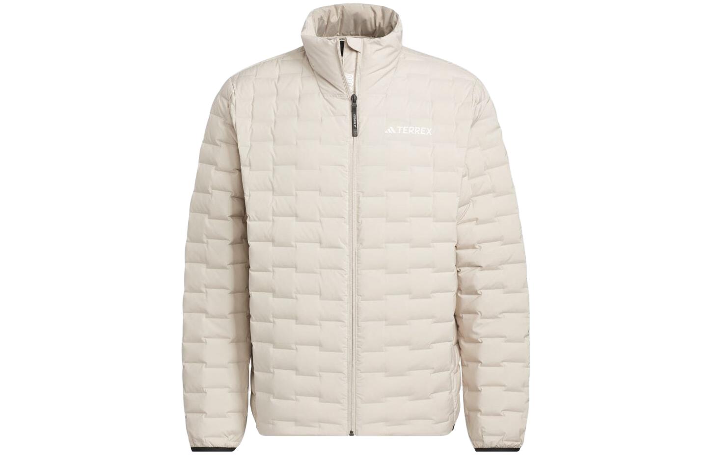 Adidas Jackets Men s White Stand Collar Moderate Other IS8920 XXL