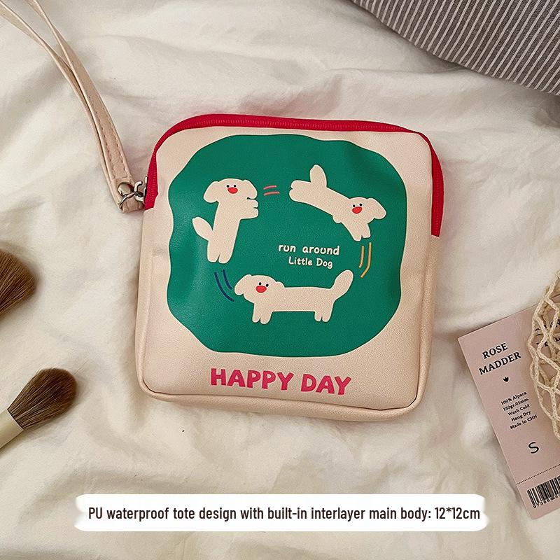 

Compact PU Leather Lipstick & Coin Purse - Waterproof & Dustproof Travel Storage Bag