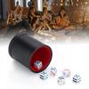PU Leather Dices Cup Entertainment Dices Shake Container Dices Game Tool Party Table Board Game Dices Shake Game Props