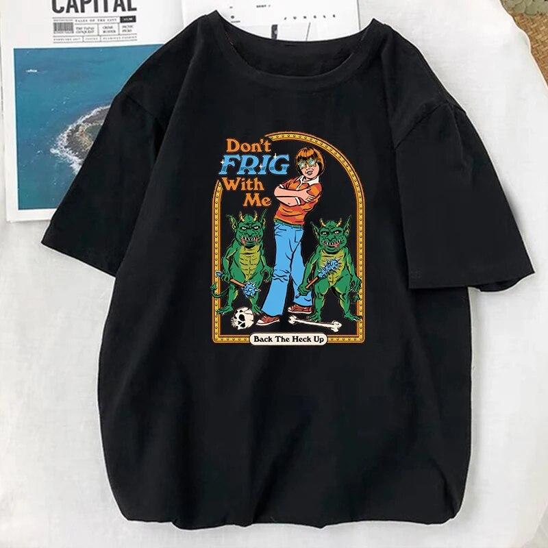 Sell Your Soul! T-shirt Vintage 90s Classic Satan Demon Funny Supernatural Graphic Tops Women Unisex Popular Cartoon Streetwear Tee