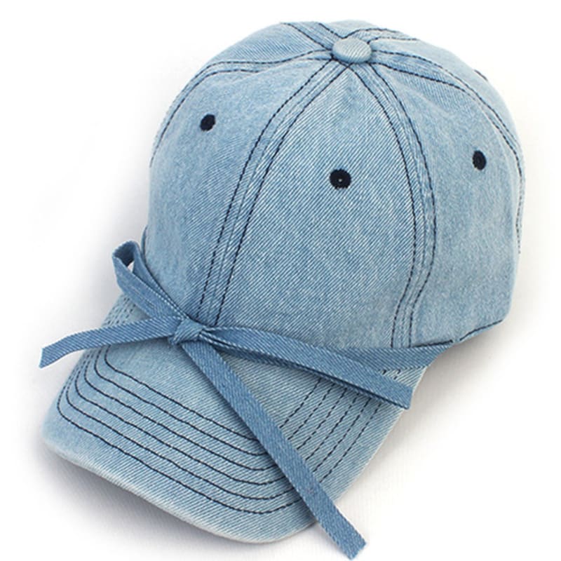 Universal chemistry String Ribbon Light Denim Ballcap denim ball Cap