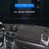 Car Interior Accessories Tools For Mazda 3 Axela 2014-2024 Dashboard Sunshade Mat Center Console Anti-Slip Light Shield Pad