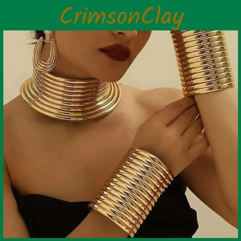 Jewelry African Style Set With Alloy Pendant Earrings Bracelets For Men Women Casual