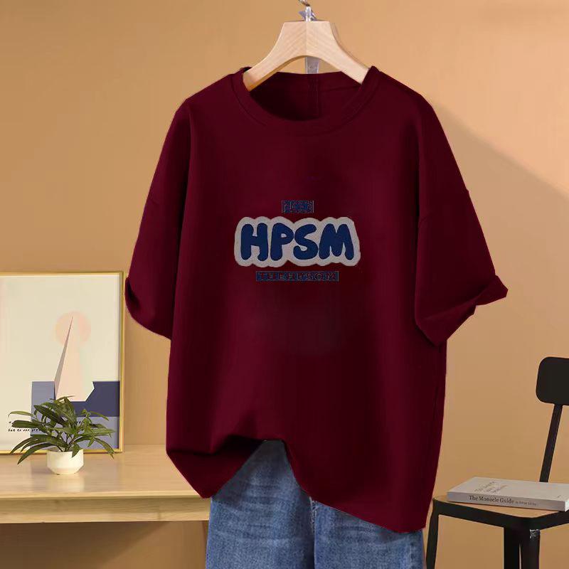 Women's 2025 Summer Trendy Slim-Fit Short-Sleeve Cotton T-Shirt