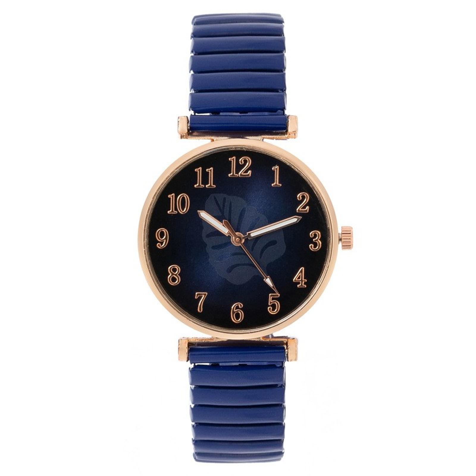 

Женские модные кожаные часы One Size синий