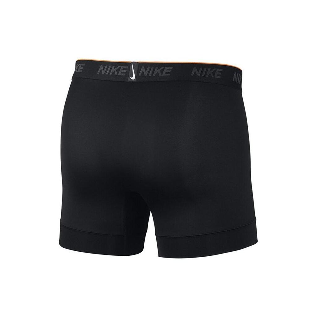 Nike Solid Color Logo Print Elastic Waist Underwear Set Of Two Men underwear Black AO1209-010