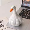 Creative Garlic Duck Figurine Resin Ornament Premium Craft For Desk Decors Home Office Garden Collection