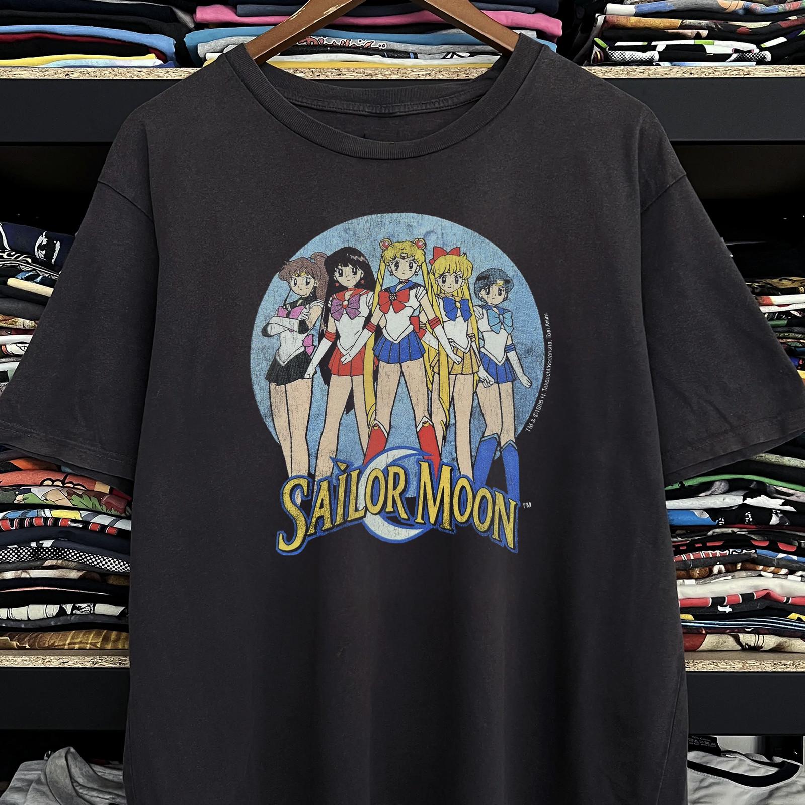 1998 Sailor Moon Promo T-Shirt Black XXL L
