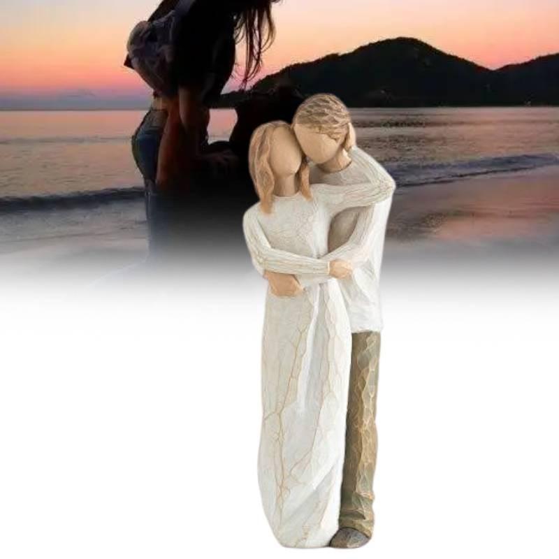 Exquisite Willow Tree Together Harzskulptur Perfekt für Abschlussfeiern und Einweihungen