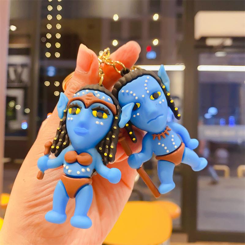 Neuer Cartoon Silikon Schlüsselanhänger für Herren und Damen Taschenanhänger Auto Schlüsselanhänger