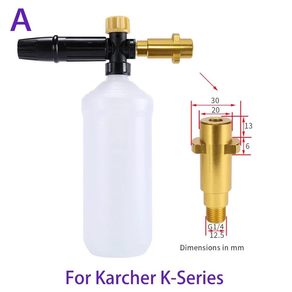 Hochdruckreiniger, einstellbare Schaumkanone, Autowaschanlage, Schneeschaumlanze, Hochdruck-Seifenschäumer, Schaumgenerator, Auto-Schaumreiniger-Spray