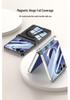 Samsung Z Flip 8 Case: Transparent, Magnetic, Wireless Charging, Soft Airbag Design, Solid Color.
